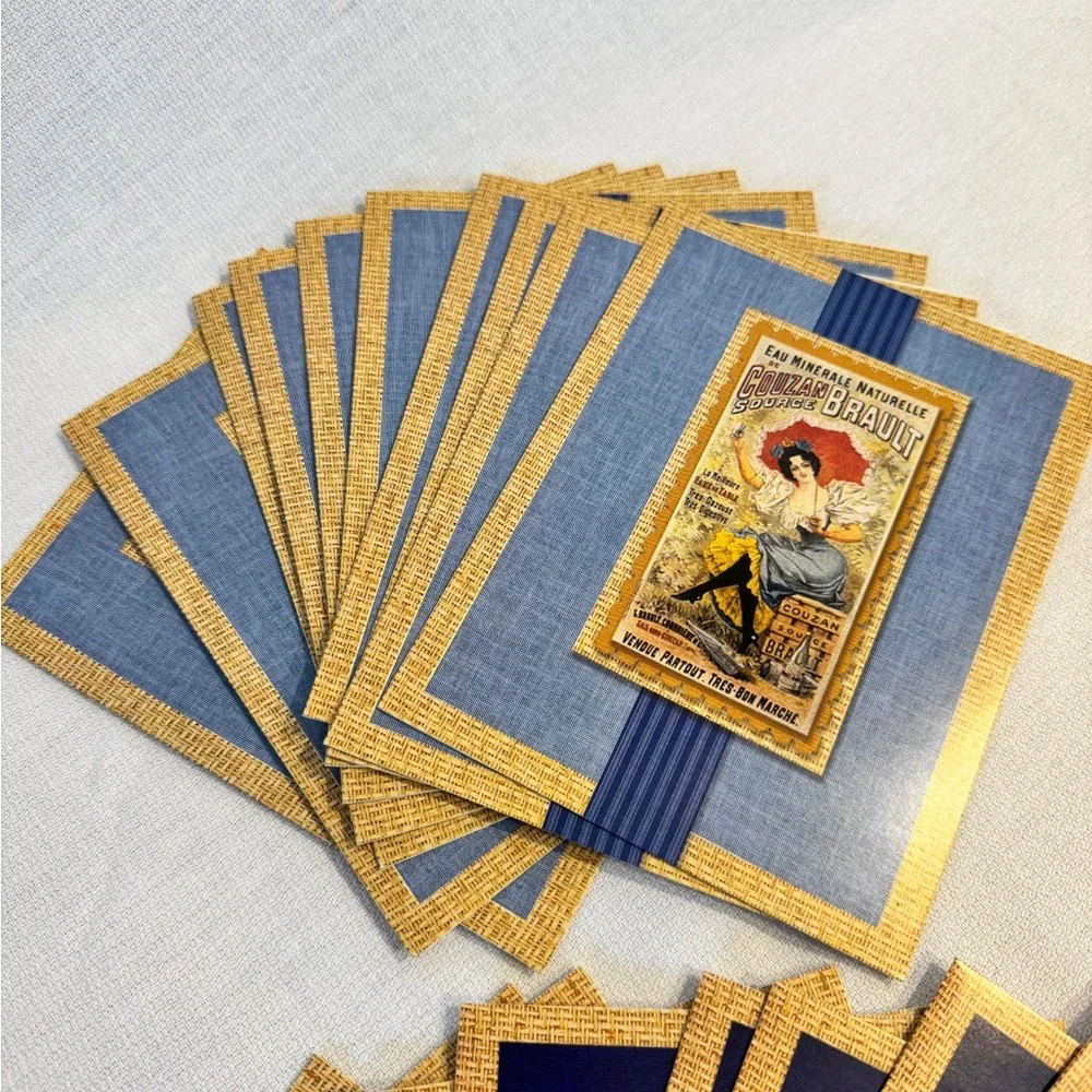 Vintage Style Stationery Set with Envelopes